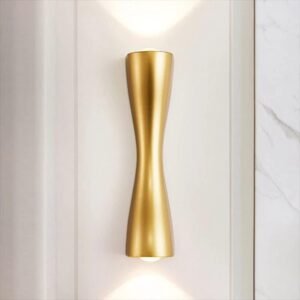 TWILIXO 6 WATT OUTDOOR GOLD LADY FIGURE FACADE WALL LIGHT