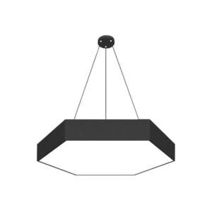 TWILIXO Modern LED Hexagon Moon Pendant Light for Office & Gym Spaces