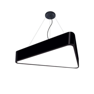 TWILIXO Modern LED Triangle Moon Pendant Light for Office & Gym Spaces